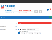 Tablet Screenshot of cellbalance.com